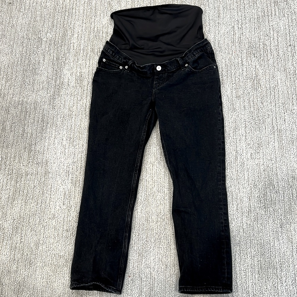 Abercrombie Maternity Ankle Straight Jean (short)